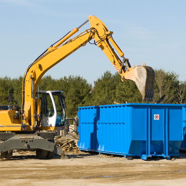 what are the rental fees for a residential dumpster in Calhoun